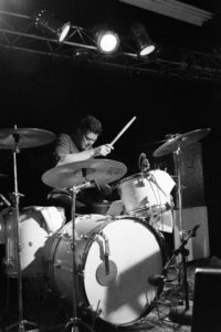 Blake Paulson drummer performing in Minneapolis with the Dales.